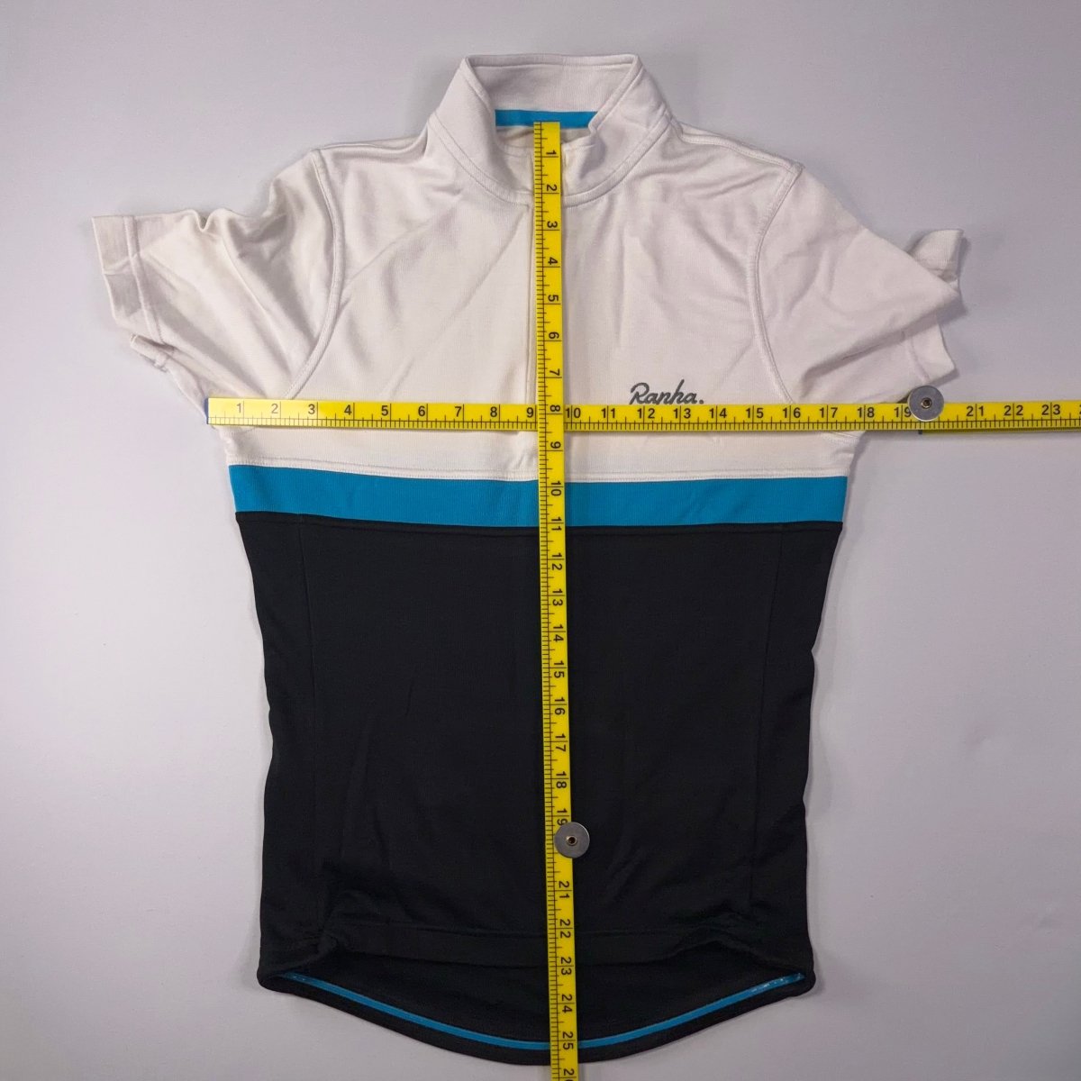 Rapha Team Sky Club Jersey - S - White / Black - Excellent Used Condition - Pedalling Wears