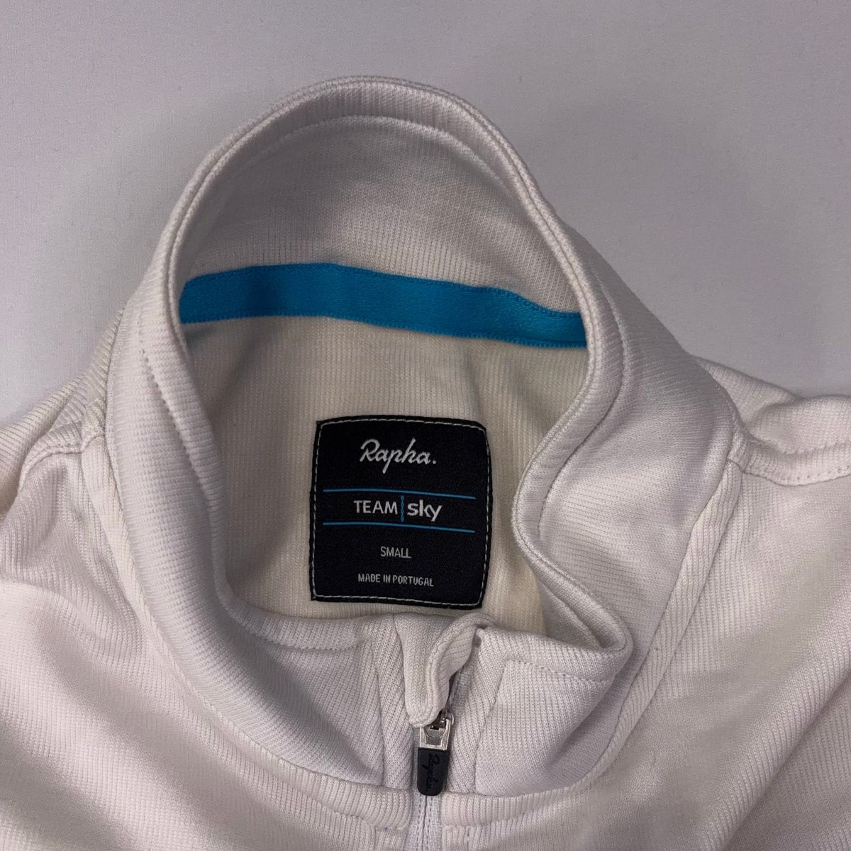 Rapha Team Sky Club Jersey - S - White / Black - Excellent Used Condition - Pedalling Wears