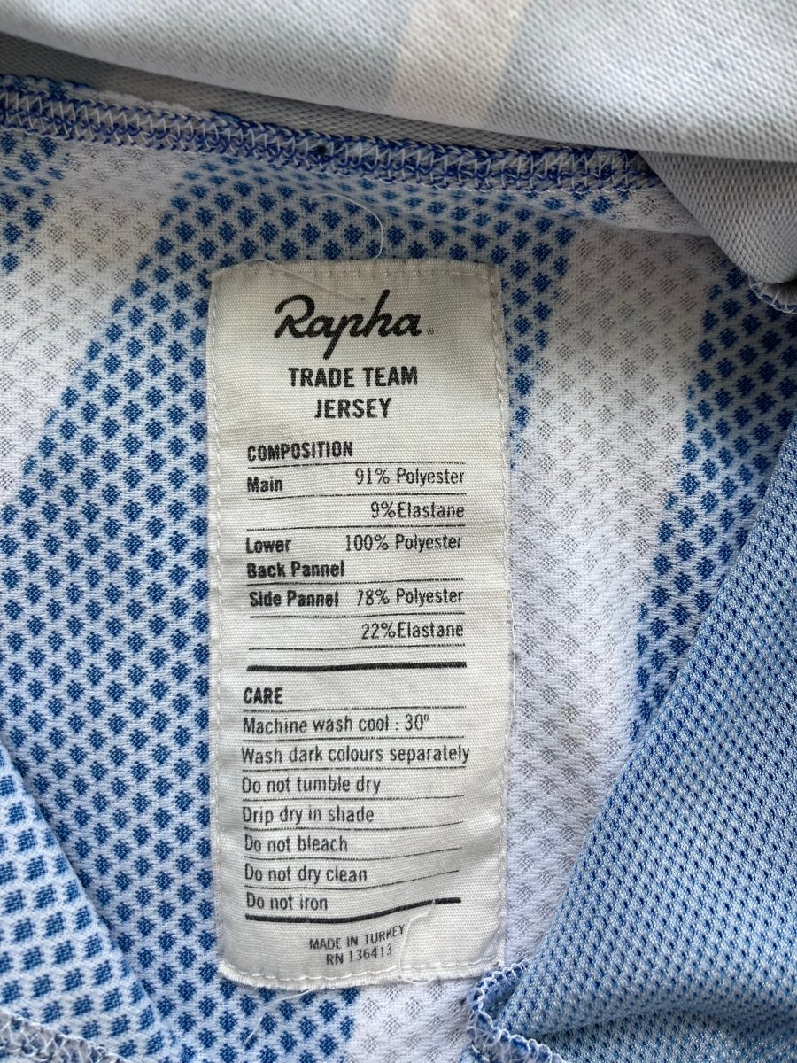 Rapha Trade Team “Les Anglais” Men’s Jersey - XL - Blue - Good Condition - Pedalling Wears