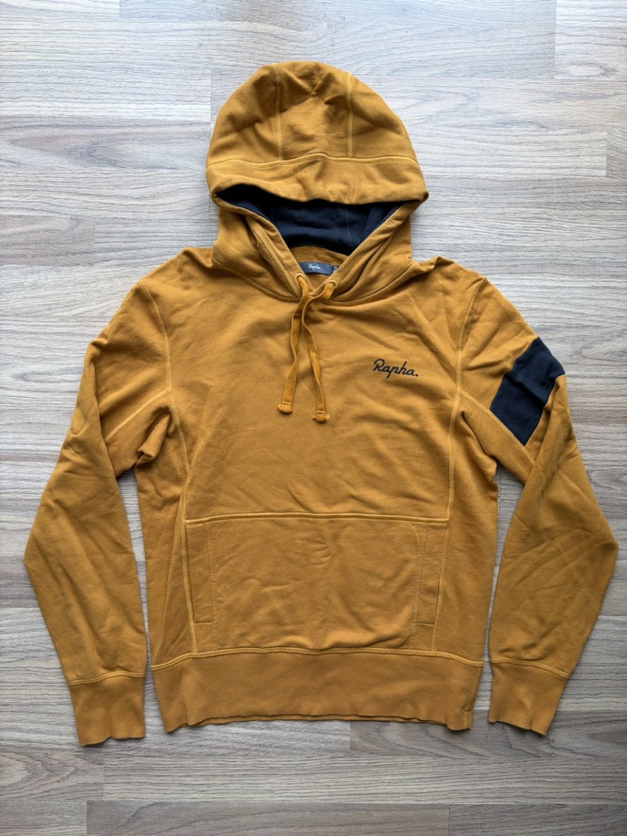 Rapha Trail Hoodie - XS - Mustard - Excellent Condition - Pedalling Wears