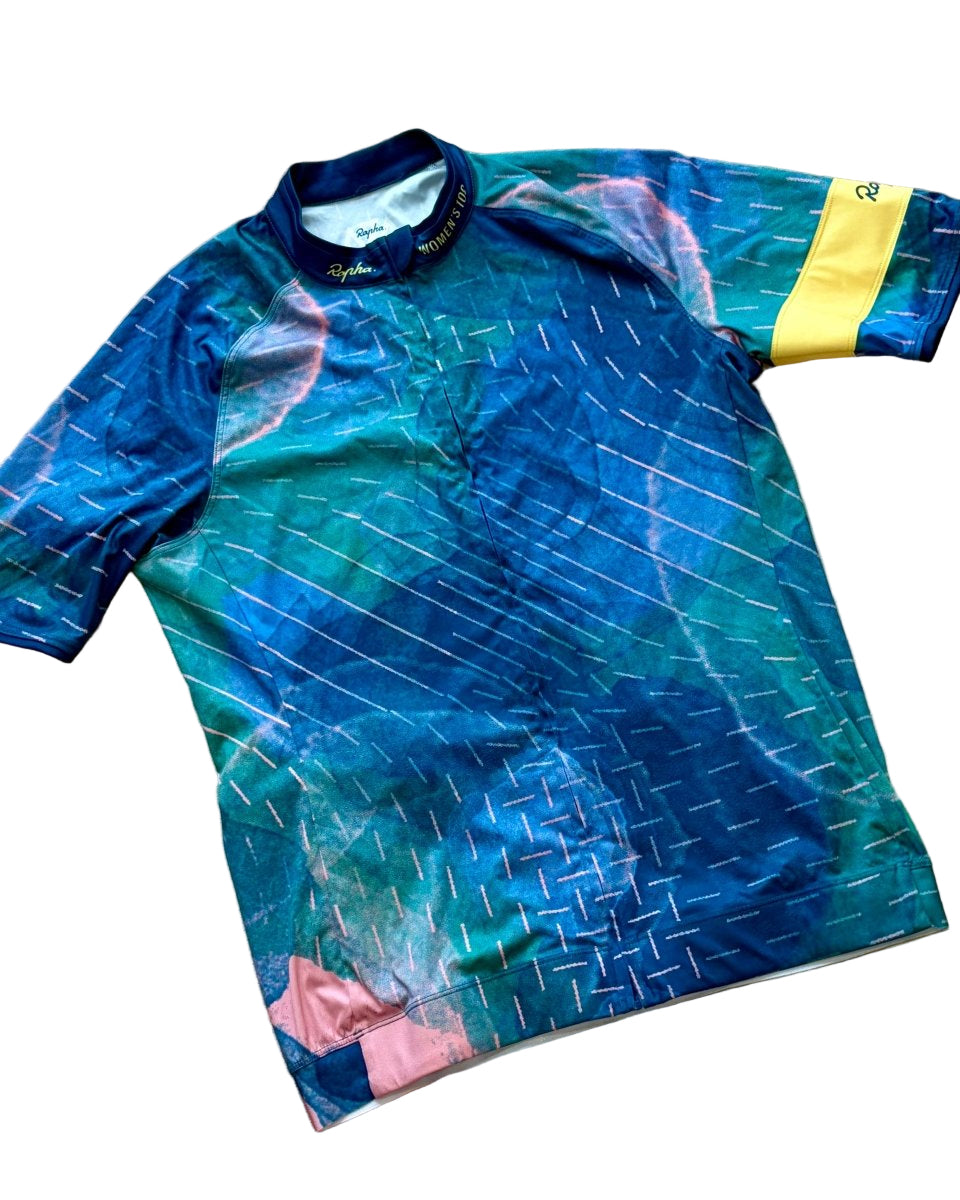Rapha Women’s 100 Edition Jersey - L - Multi - Excellent Condition - Pedalling Wears