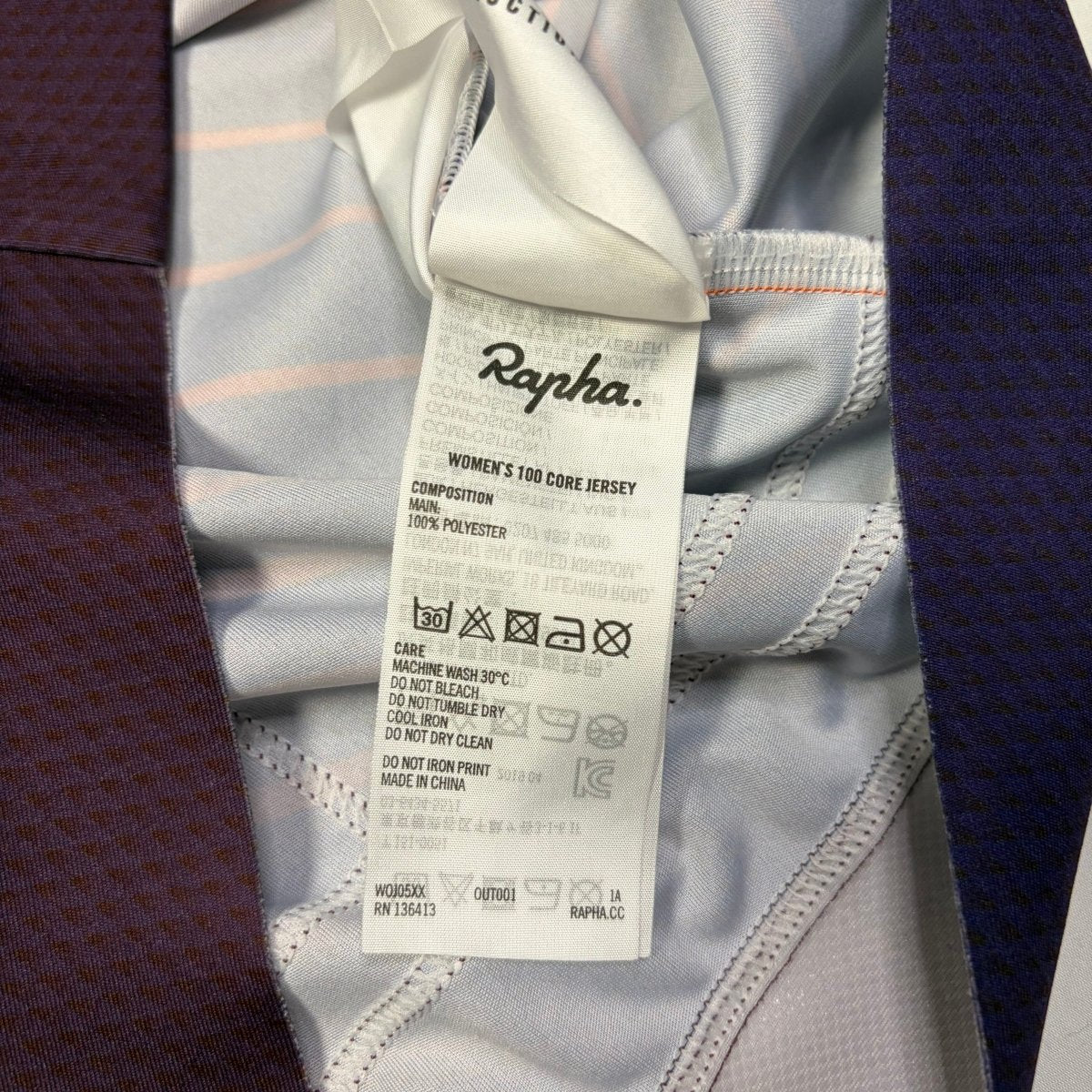 Rapha Women's 100 Edition Jersey - L - Red / Orange Gradient - Excellent Used Condition - Pedalling Wears