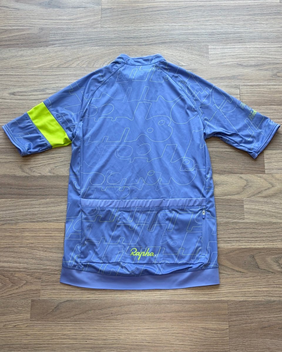 Rapha Women’s 100 Edition Jersey - M - Blue - Excellent Condition - Pedalling Wears