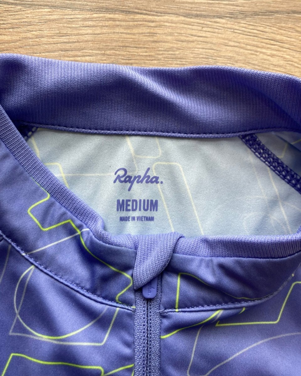 Rapha Women’s 100 Edition Jersey - M - Blue - Excellent Condition - Pedalling Wears