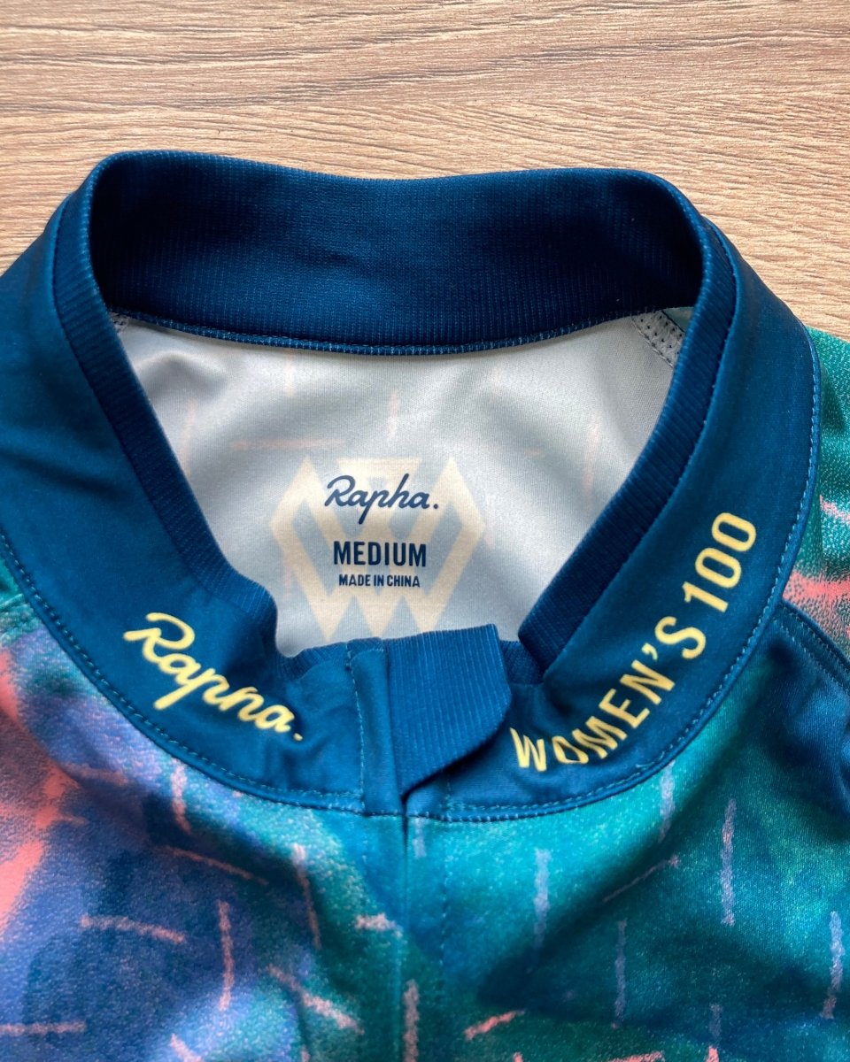 Rapha Women’s 100 Edition Jersey - M - Multi - Excellent Condition - Pedalling Wears