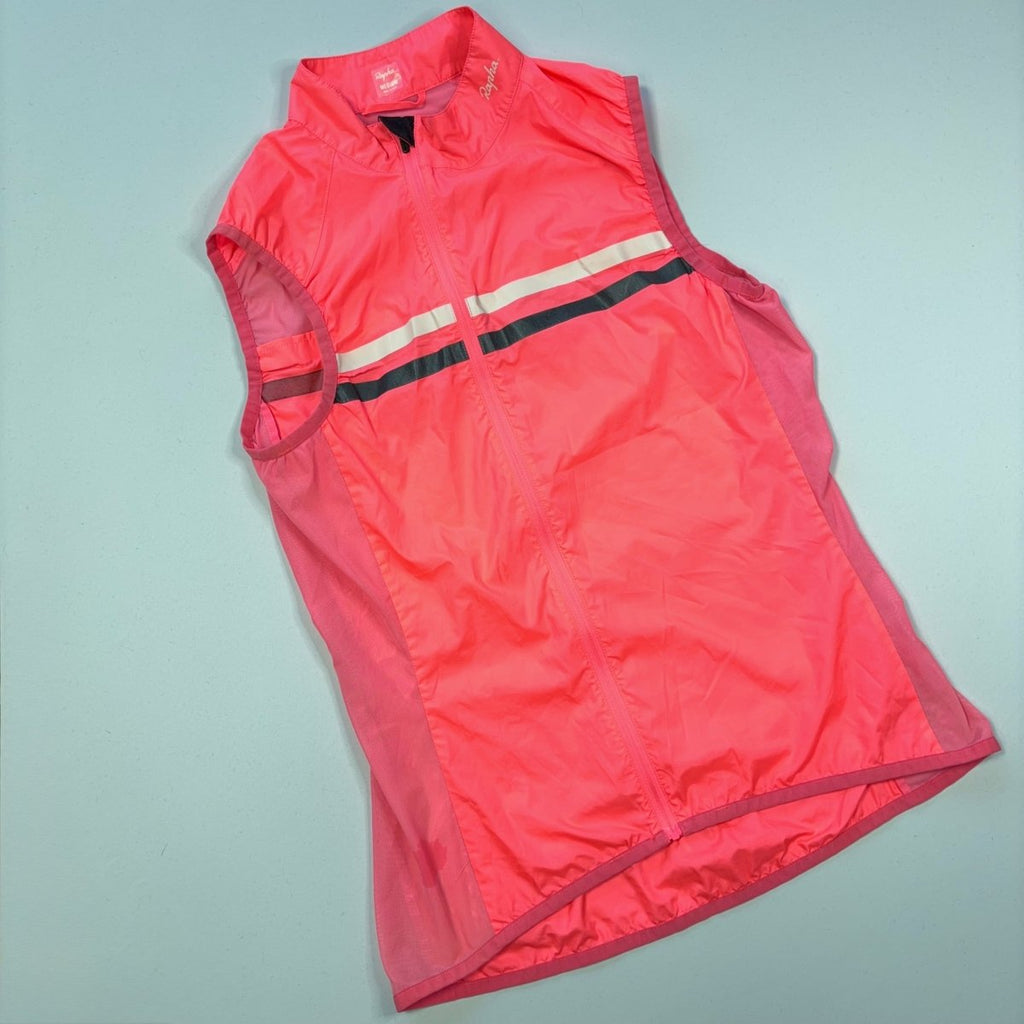 Rapha Women’s Brevet Gilet - M - High - Vis Pink - Very Good Used Condition - Pedalling Wears