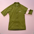 Rapha Women's Core Jersey - M - Olive Green - Excellent Used Condition - Pedalling Wears