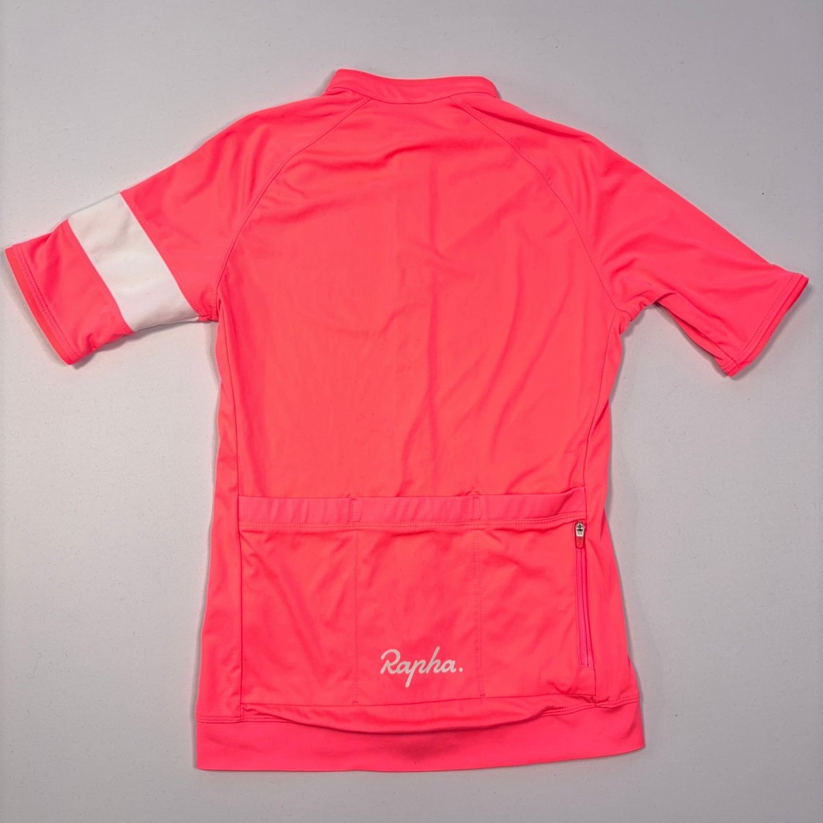 Rapha Women’s Core Jersey - XS - High - Vis Pink - Good Used Condition - Pedalling Wears