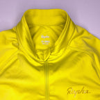 Rapha Women's Core Long Sleeve Jersey - XXS - Chartreuse Yellow - Very Good Used Condition - Pedalling Wears