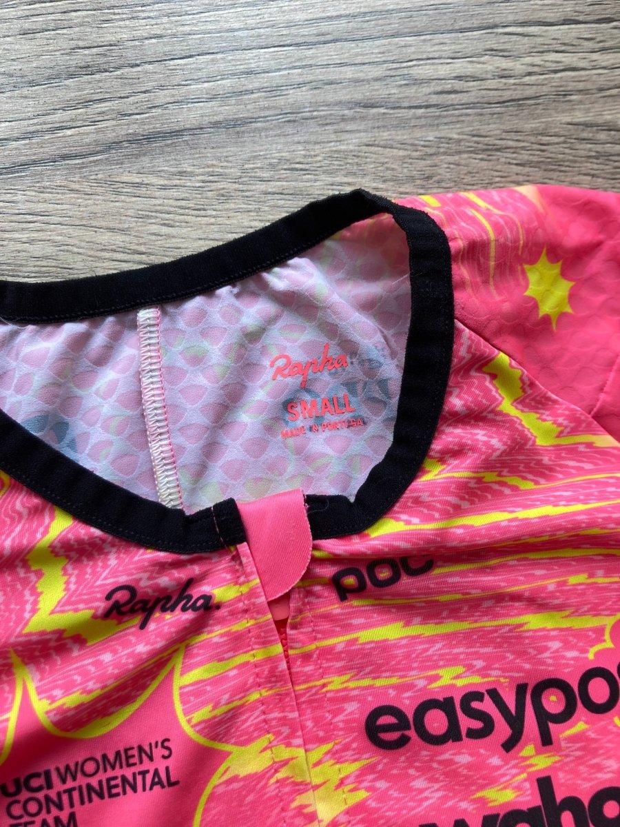 Rapha Women's EF Education First Pro Team Aero Jersey - S - Pink / Multi - Excellent Condition - Pedalling Wears