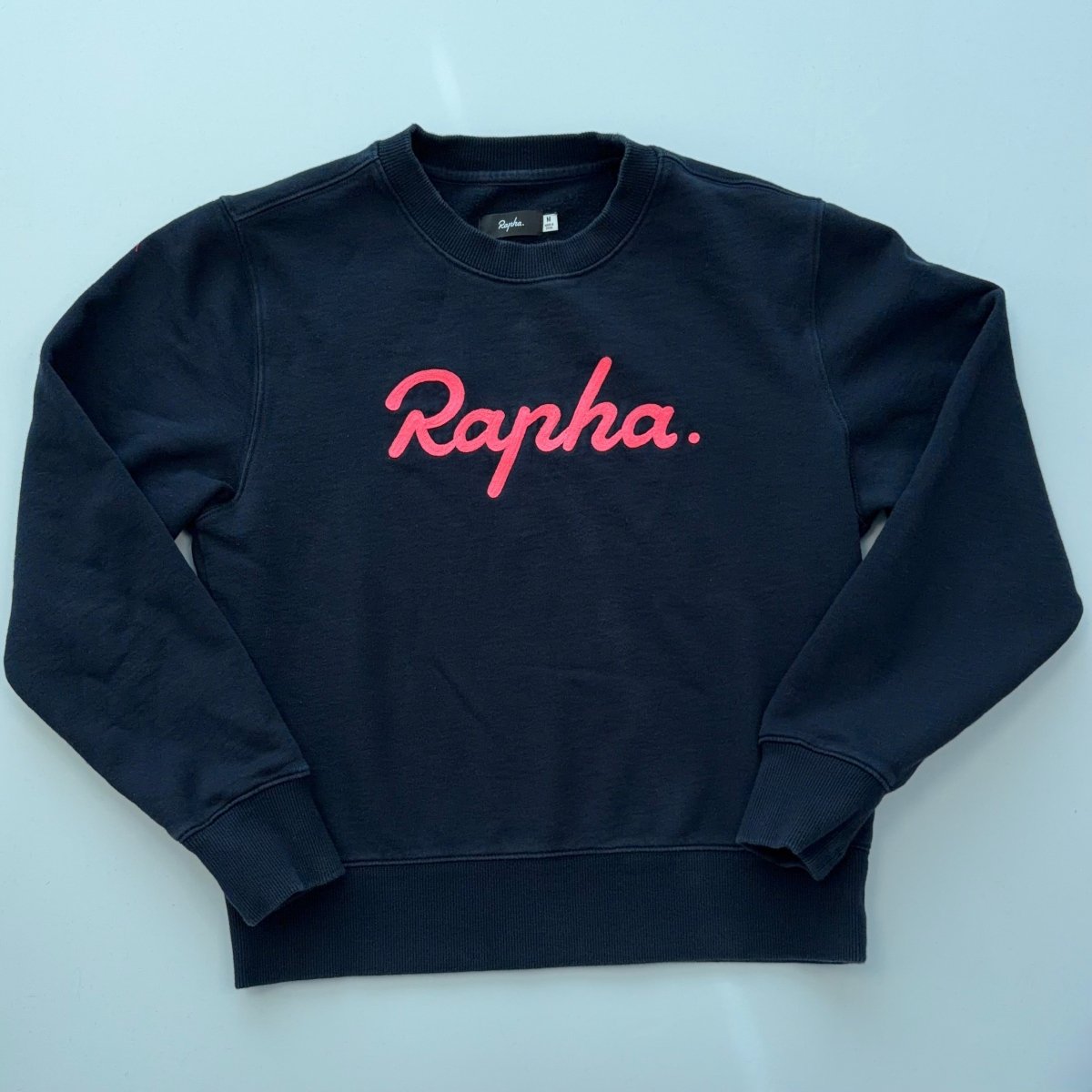 Rapha Women’s Logo Sweatshirt - M - Navy - Very Good Used Condition - Pedalling Wears