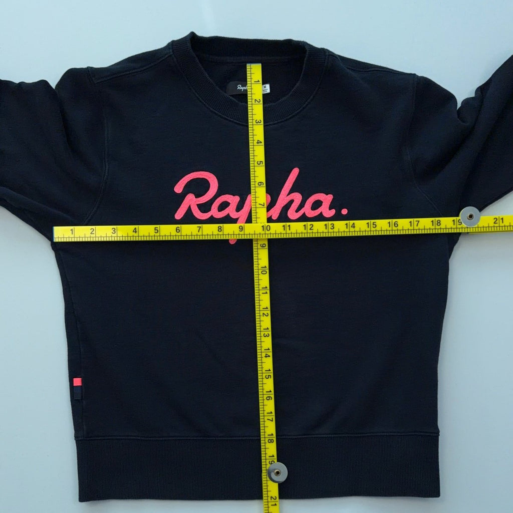 Rapha Women’s Logo Sweatshirt - M - Navy - Very Good Used Condition - Pedalling Wears