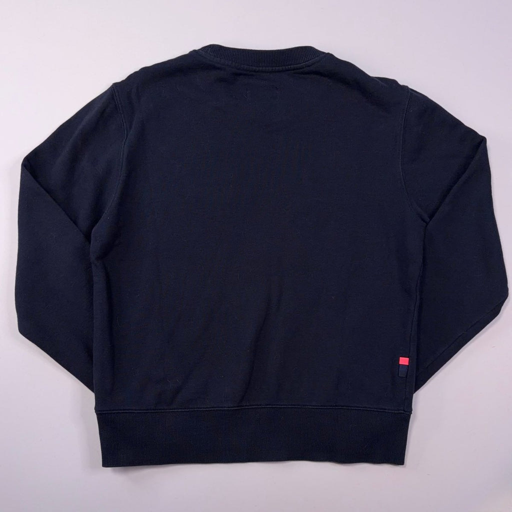 Rapha Women’s Logo Sweatshirt – S – Navy Blue – Very Good Used Condition - Pedalling Wears