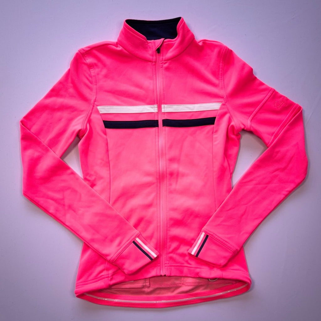 Rapha Women's Long Sleeve Brevet Jersey - XXS - High - Vis Pink - Excellent Used Condition - Pedalling Wears