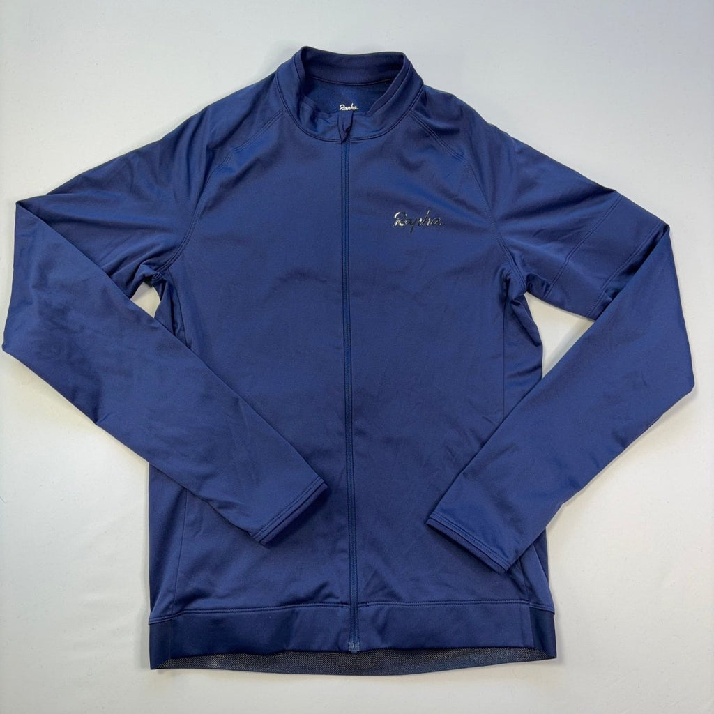 Rapha Women’s Long Sleeve Core Jersey - M - Navy - Excellent Used Condition - Pedalling Wears