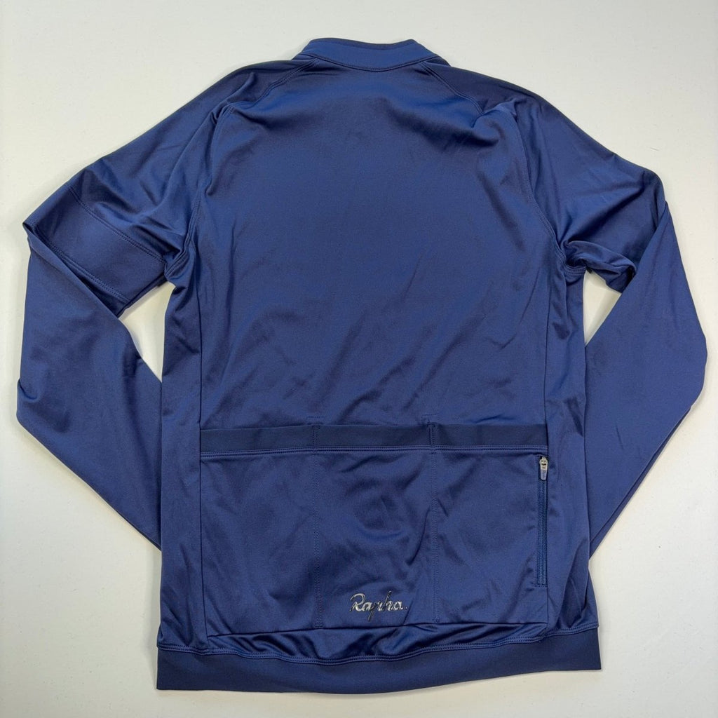 Rapha Women’s Long Sleeve Core Jersey - M - Navy - Excellent Used Condition - Pedalling Wears