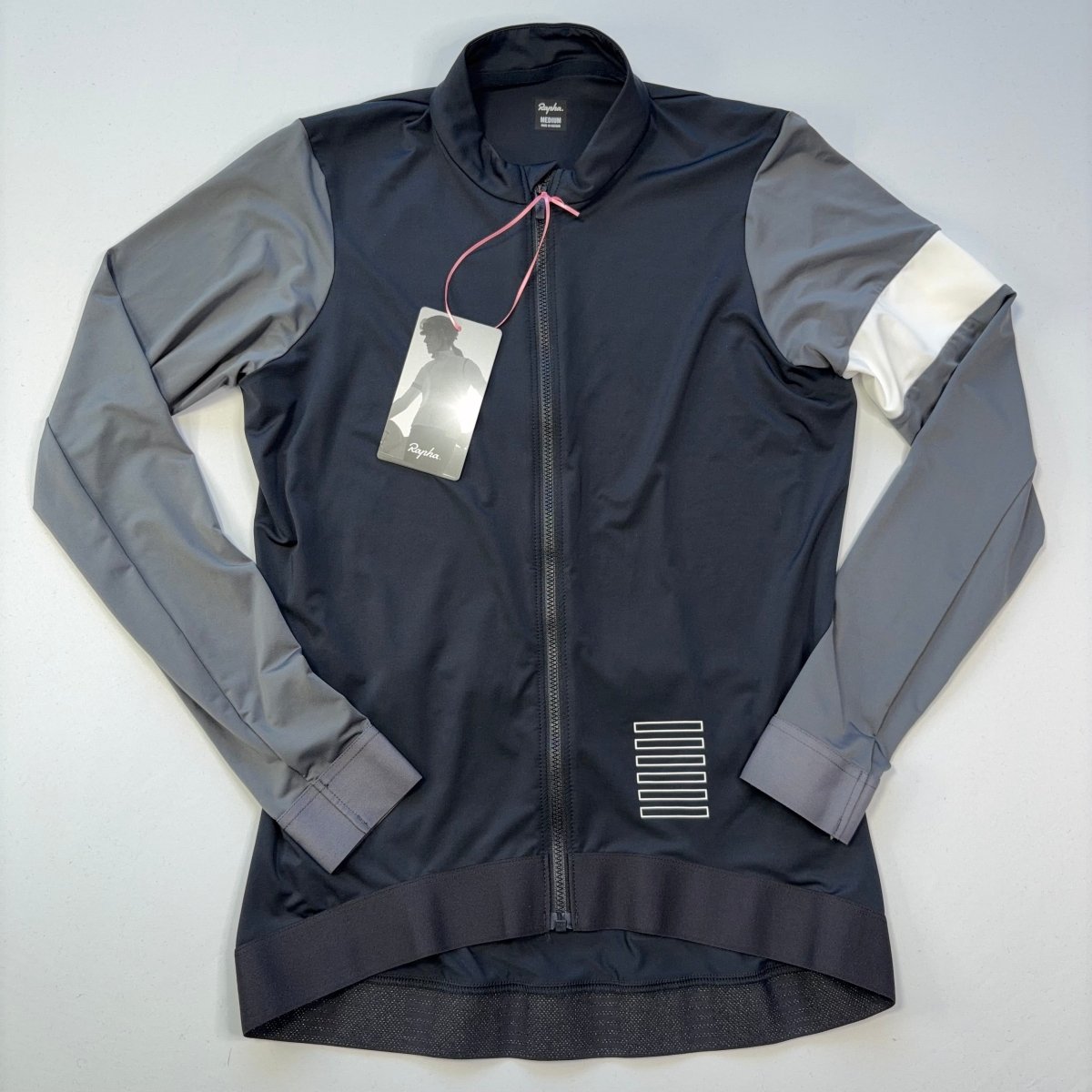 Rapha Women’s Long Sleeve Pro Team Training Jersey - M - Black/Grey - New With Tags (Defect) - Pedalling Wears