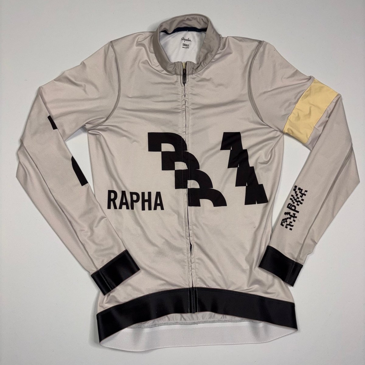 Rapha Women's Pro Team Long Sleeve Training Jersey - S - Light Grey - Good Used Condition - Pedalling Wears