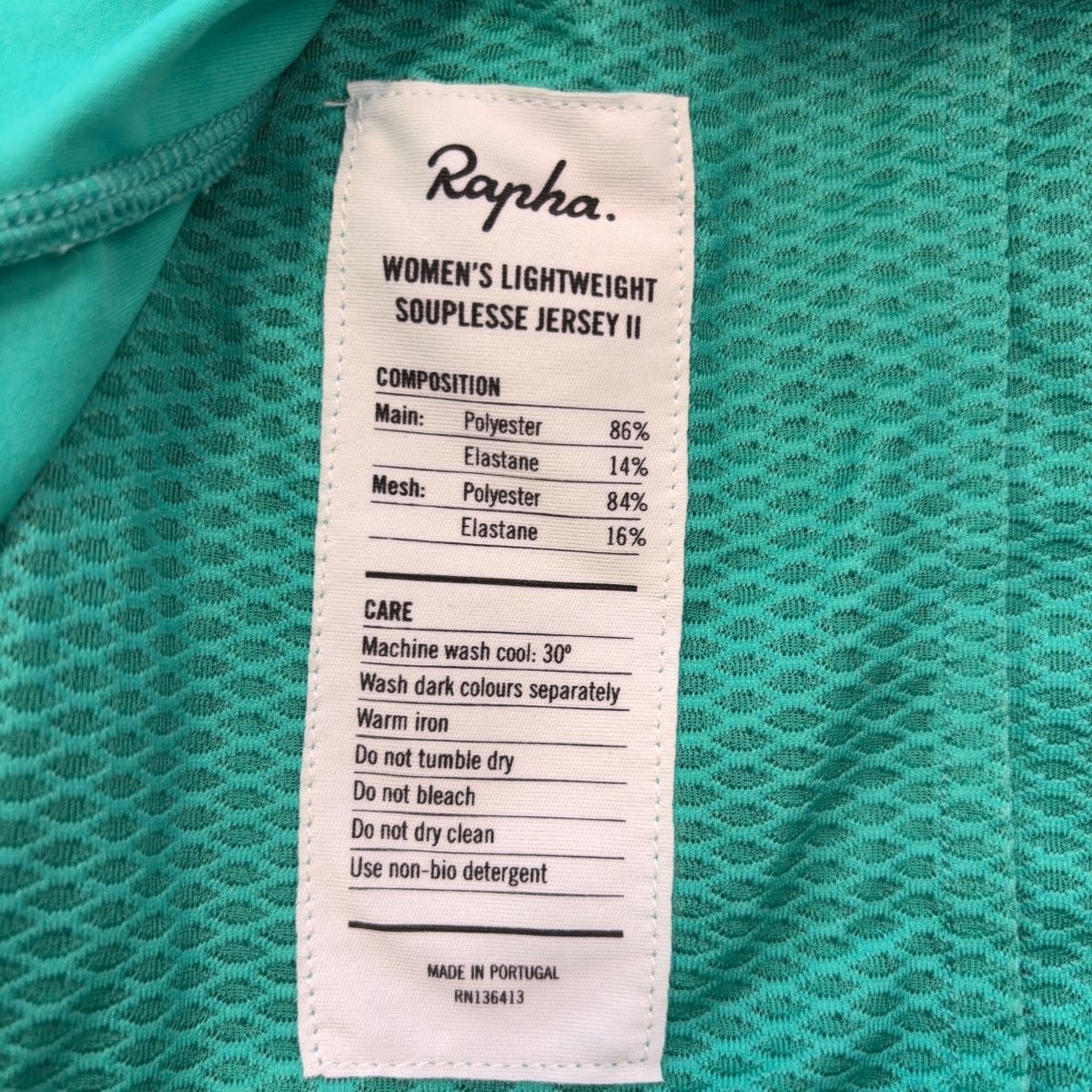 Rapha Women’s Souplesse Lightweight Jersey II - M - Green - Excellent Used Condition - Pedalling Wears