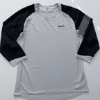 Rapha Women's Trail MTB Jersey (3/4 Sleeve) - XL - Light Grey / Black - Excellent Used Condition - Pedalling Wears