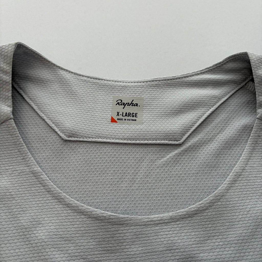 Rapha Women's Trail MTB Jersey (3/4 Sleeve) - XL - Light Grey / Black - Excellent Used Condition - Pedalling Wears