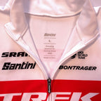 Santini Trek - Segafredo Long Sleeve Pro Team Jersey - L - White - Excellent Used Condition - Pedalling Wears