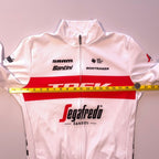 Santini Trek - Segafredo Long Sleeve Pro Team Jersey - L - White - Excellent Used Condition - Pedalling Wears