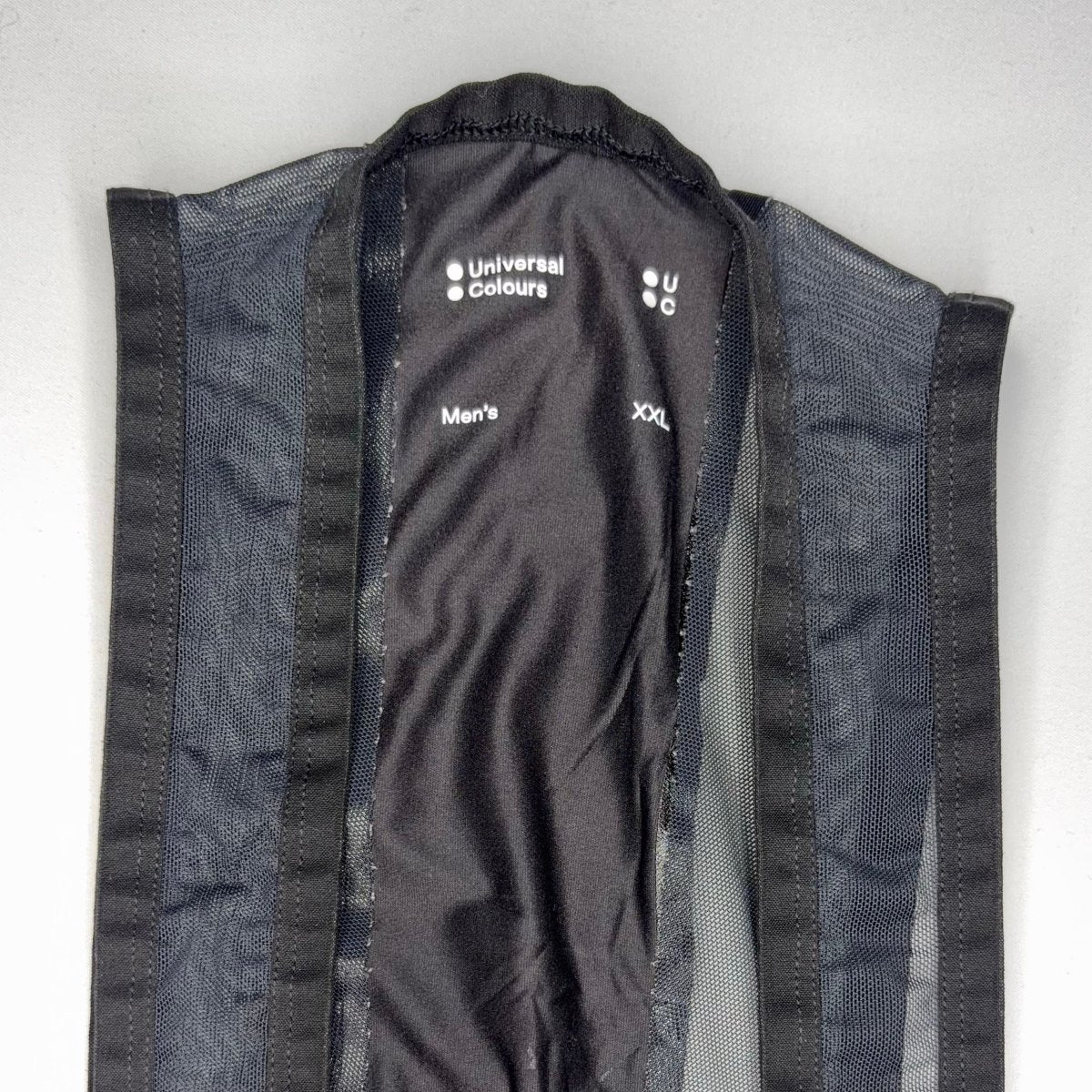 Universal Colours Men’s Mono Bib Shorts - XXL - Black - Excellent Used Condition - Pedalling Wears